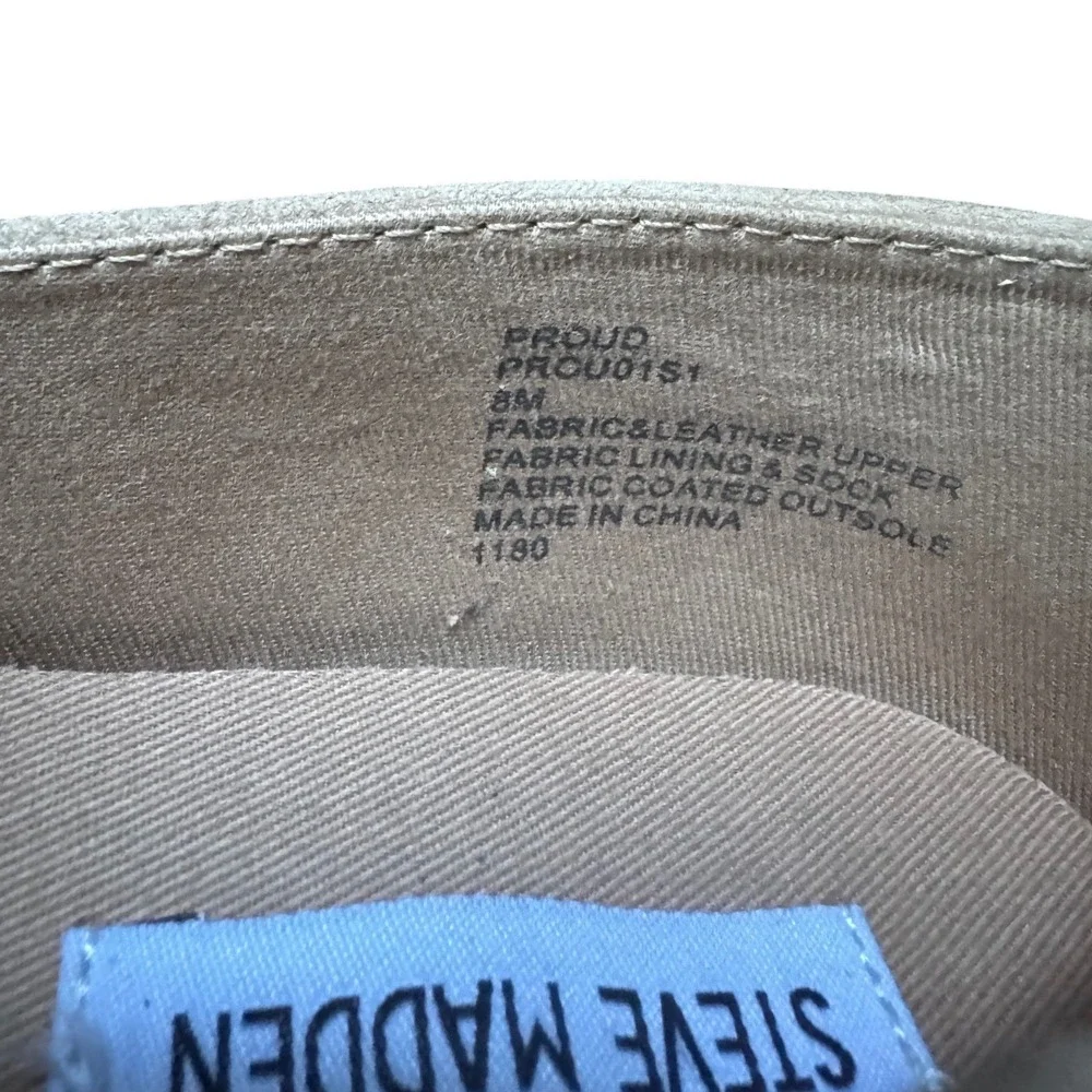 Steve Madden Proud Embellished Espadrilles Shoes Size 8M